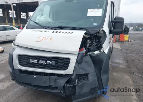 2019 Ram Promaster 2500 High Roof 159 Wb z USA, uszkodzony, nr VIN 3C6TRVDG0KE526749